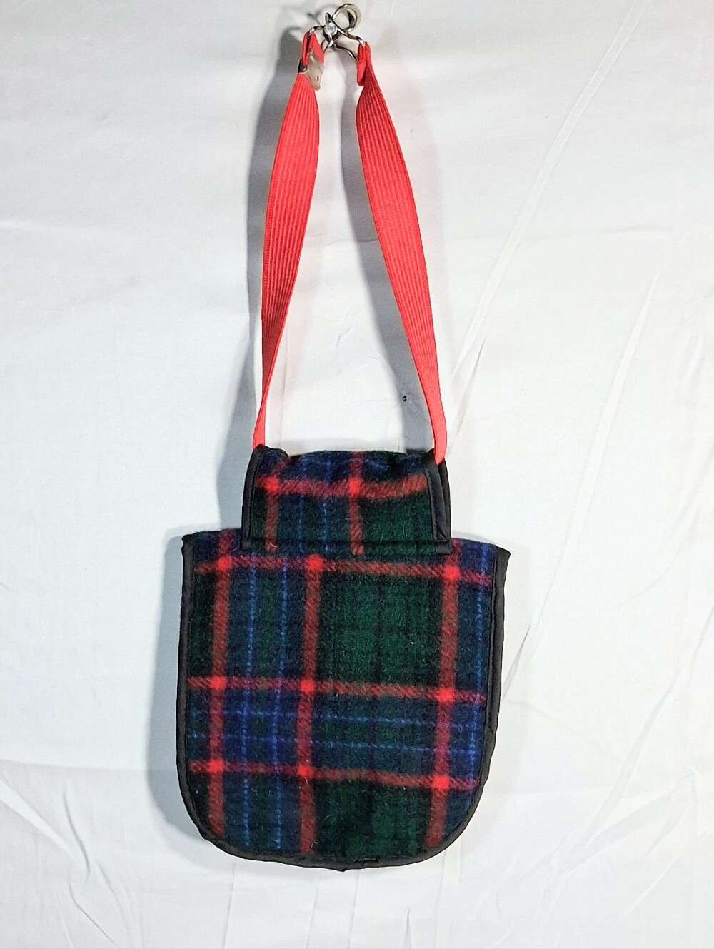 Johnson Woolen Mills Tartan Snap Closure Wool Waist Strap Pouch - Picture 10 of 10